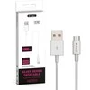 1m mikro USB laidas, baltas, TPE.