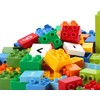 Plastikinių blokų rinkinys (56 blokai + 10 kortelių)