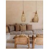 Pakabinamas šviestuvas Pristatomas Rattan pakabos šviestuvas 35 cm Natūralios spalvos
