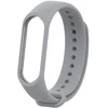 Xiaomi Mi Band 3/4 silikoninis dirželis - pilkas