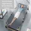 Kempingo lova BIZNESINE, sulankstoma, kanadietiška PREMIUM 75 cm - pilka