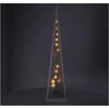 LED dekoracija Piramidė su žvaigždėmis 13x13x60cm