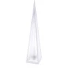 Piramida LED Dekoracija 16x16x90cm Šiltai Balta