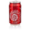 Banquet Kelioninis termo puodelis 300ml ,raudonas/burbuliukai