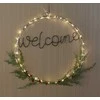 Pakabinamas šviestuvas LED Wianek 'WELCOME' 40 cm Šiltai balta