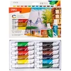 Akriliniai dažai DELI 24 spalvų 12ml tūbelėse
