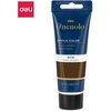 Akriliniai dažai DELI Finenolo 75ml, rudos spalvos