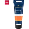 Akriliniai dažai DELI Finenolo 75ml, vermilijono spalvos