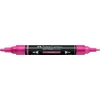 Akrilinis žymeklis Faber-Castell Multimark SP, fuksijų spalva 125