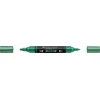 Akrilinis žymeklis Faber-Castell Multimark SP, metalinė žalia spalva 295