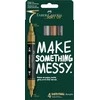 Akrilinių žymeklių rinkinys Faber-Castell Multimark 4 metalinės spalvos
