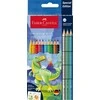 Faber-Castell - CP spalvoti rašikliai su grip'u, dinozaurai, 10+3 vnt. (201545)
