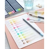 Akvareliniai pieštukai Faber-Castell Goldfaber Aqua Creative Studio, 12 pastelinių spalvų
