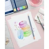 Akvareliniai pieštukai Faber-Castell Goldfaber Aqua Creative Studio, 12 pastelinių spalvų