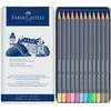 Faber-Castell - Gofa Aqua metalinė dėžutė iš 12 pastelinių spalvų (114622)