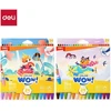 Aliejinės pastelės DELI ColorWow 24 spalvų