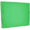 Aplankas dokumentams College A4/3cm, 0.7mm, su gumelėmis, plastikinis, žalios spalvos