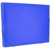Aplankas dokumentams College A4/3cm, 0.7mm, su gumelėmis, plastikinis, mėlynos spalvos