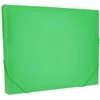 Aplankas dokumentams College A4/3cm, 0.7mm, su gumelėmis, plastikinis, žalios spalvos