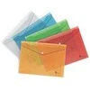Aplankas-vokelis su spaude Forpus, A4, plastikinis, žalias, skaidrus 0820-006