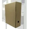 Archyvinė dėžė College A4, 10cm, su dangčiu, rudos spalvos
