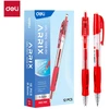 Automatinis gelinis tušinukas Deli Arris 0,5mm, raudonos spalvos