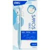 Automatinis rašiklis gelinis DELI SMMOS 0.5mm, mėlynos spalvos