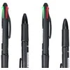 Automatinis tušinukas DELI 4Colour 4 spalvos viename, juodas korpusas