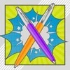 *Automatinis tušinukas Parker Jotter Originals POP ART Duo Marigold/Frosty Violetinė Medium Mėlyna, blisteryje