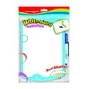 Balta magnetinė lenta Keyroad 21,5x29 cm, dvipusė, su plastikiniu rėmeliu, su rašikliu