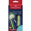 Blizgus gelis Faber-Castell 12ml, 2vnt, šviečiantis tamsoje