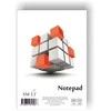 Bloknotas klijuotas SMLT, A5, 50 lapų, langeliais