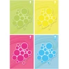 Bloknotas College Circles, A4, 50 lapų, linija, klijuotas viršuje