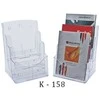 Kejea Bukletų laikiklis K-158, A4, pastatomas/pakabinamas, 3 skyrių