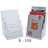 Kejea Bukletų laikiklis K-158, A4, pastatomas/pakabinamas, 3 skyrių