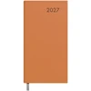 Darbo kalendorius Timer Midi, 85x162mm, oranžinės spalvos