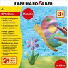 Dažai piešimui pirštais EberhardFaber, 4x100ml, metalikos spalvų