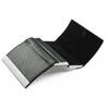 Dėklas vizitinėms kortelėms 63x93x17mm, dvipusis, juodos spalvos