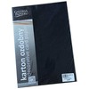 Galeria Papieru Dekoratyvinis kartonas Argo Florida, A4, 250g, 20 lapų, juodos spalvos