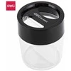 Dėžutė sąvažėlėms DELI E9881 magnetinė, 2 dalių juodos spalvos