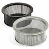 Dėžutė smulkiems biuro reikmenims apvali 79x37mm Forpus perforuoto metalo juoda!