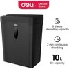 Dokumentų naikiklis DELI T014, P4, 5 lapai, 10l
