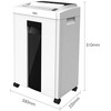 Dokumentų naikiklis DELI T051 P4,10 lapų, 16l