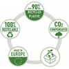Stovas dokumentams Leitz Recycle, A4, mėlynas