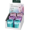 Drožtukas Faber-Castell RollOn Sparkle, 2 skylių, su konteineriu