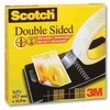 Dvipusė lipni juosta SCOTCH 665, 12 mm x 23 m, skaidri