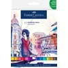 Faber-Castell – Gofa Aqua Dual Marker piniginė (12 vnt) (164612)