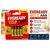 Elementai Energizer Eveready Gold AAA (LR3) 1,5V, šarminiai, 4 vnt