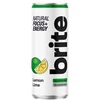 Energinis gėrimas BRITE, citrinos ir laimo skonio, 330 ml, skardinė
