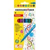 Flomasteriai EberhardFaber, blizgantys, 8 spalvų